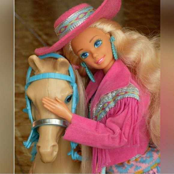 🌟SEE NEW LISTING!🌟🎀Barbie Pink 🌟 Vintage Cowgirl🎀💗Ariat Women's 🌟 - Picture 4 of 12